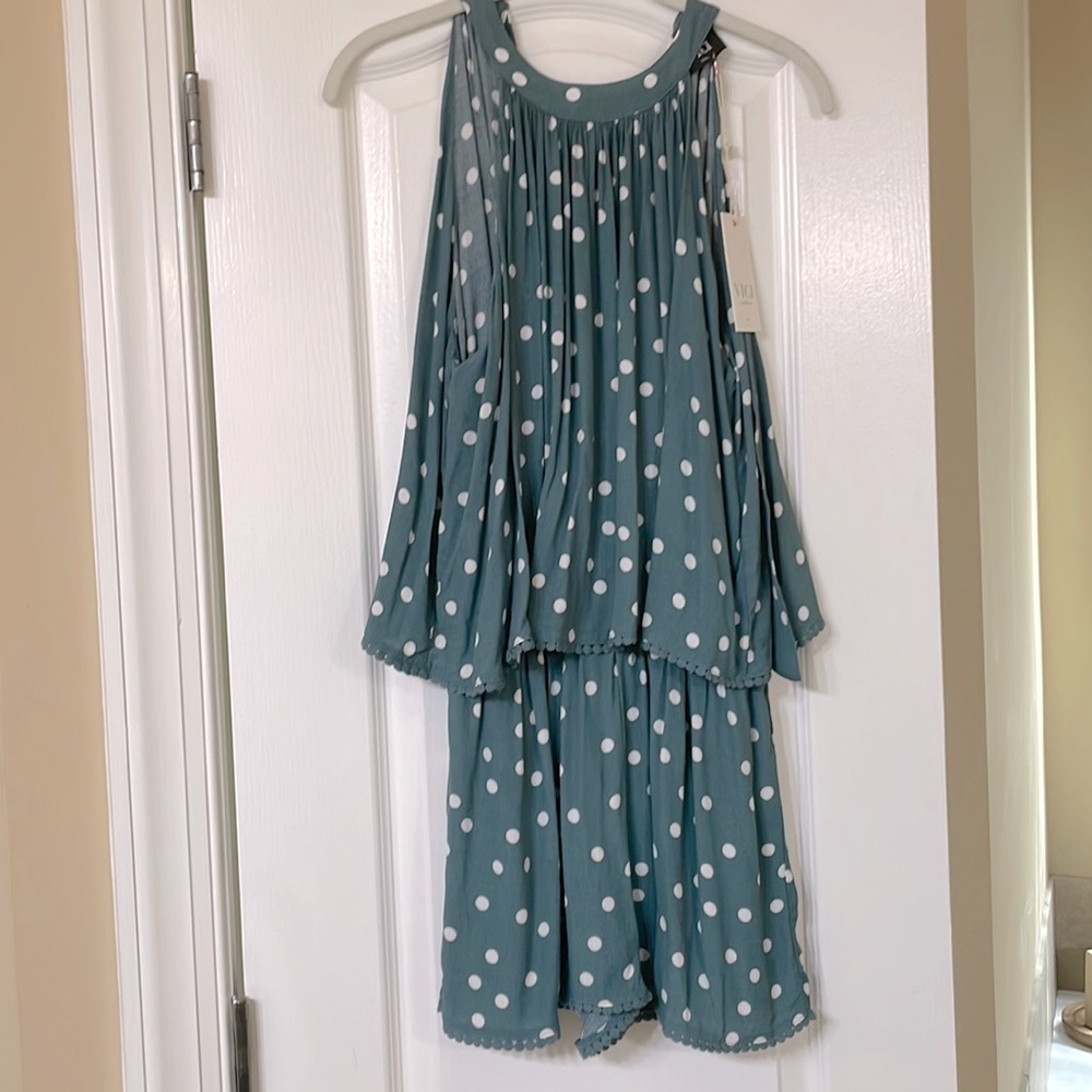 Vici polka dot romper